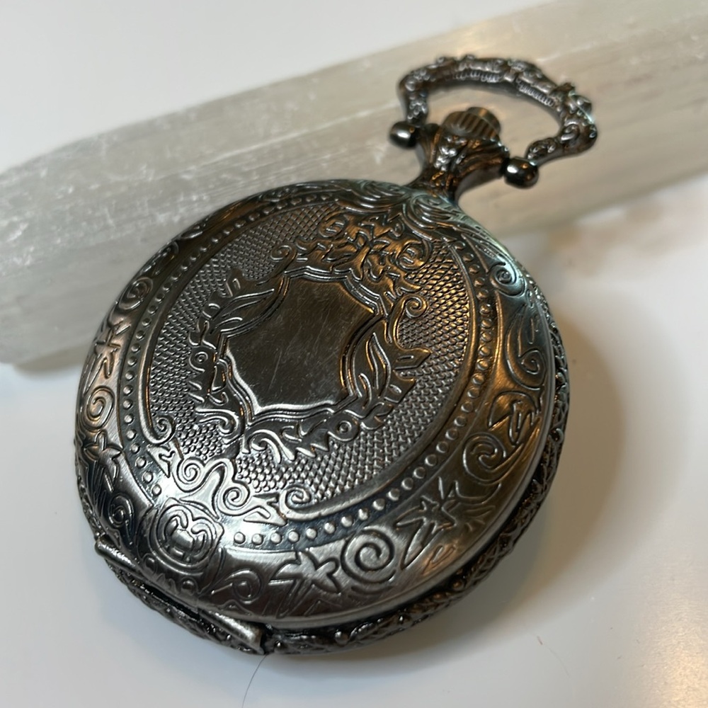 Vintage Timeless Fragrances "Lily of the Valley" Perfume Silver Tone Locket